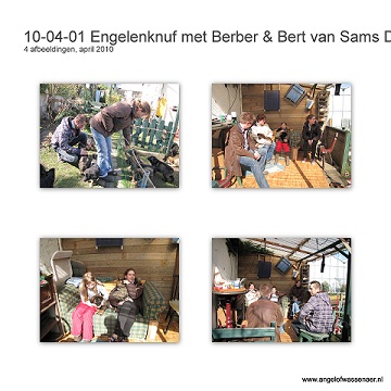 Berber en Bert, van ODH kennel van Sams Dijkhuis komen knuffelen